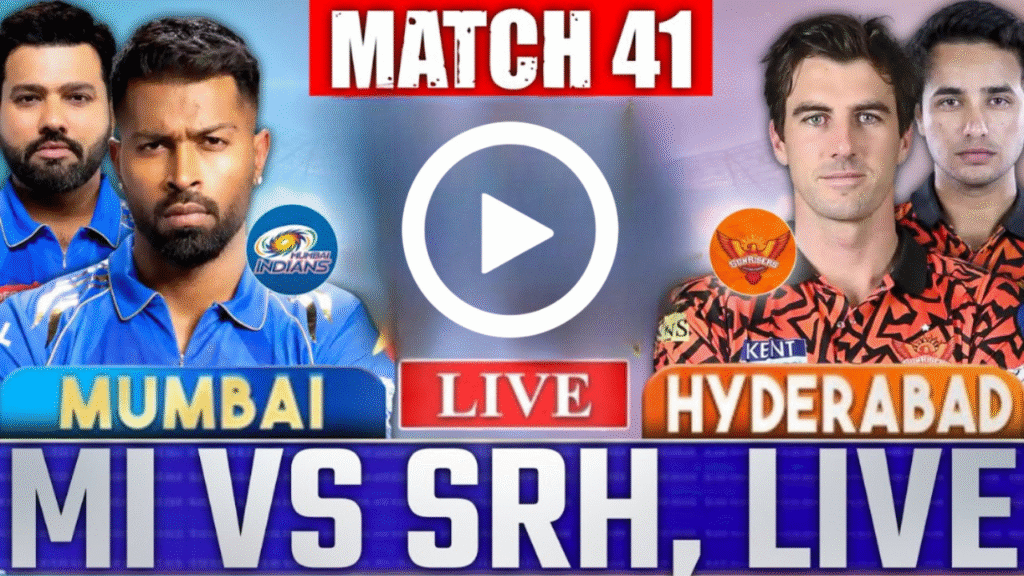 IPL Live Cricket Match Streaming App Download - MI vs SRH