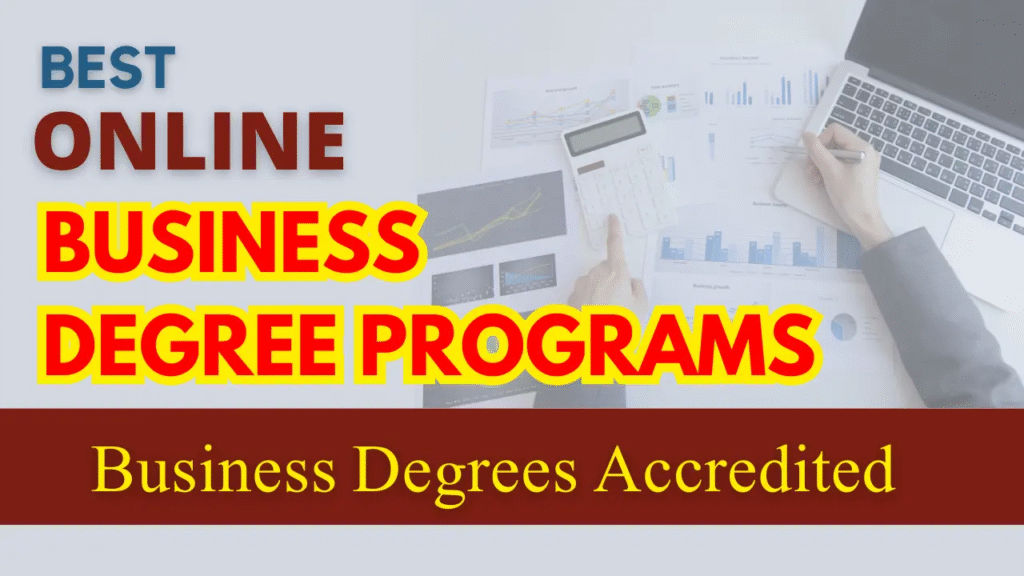 Online Business Degree Programs Accredited